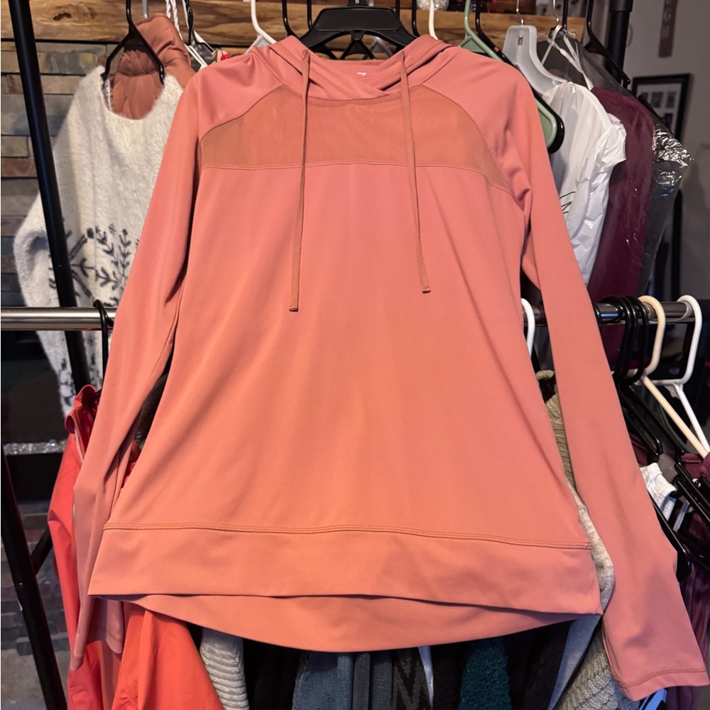 Zella Rose Dusty-Pink Hooded Pullover